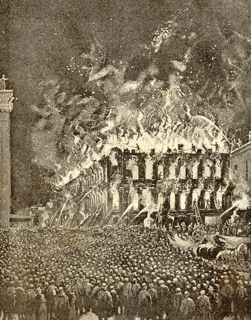 Пожары в Москве: дом Мюра и Мерлиза 1900 год
