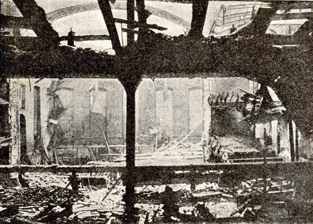 Пожары в Москве: театр Солодовникова 1907 год