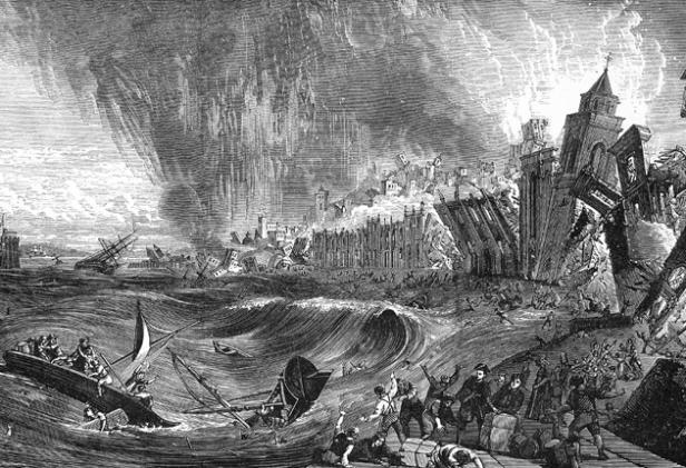 Самые сильные цунами в истории Лиссабон 1755 год
