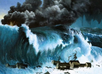 Самые сильные цунами в истории Кракатау 1883 год