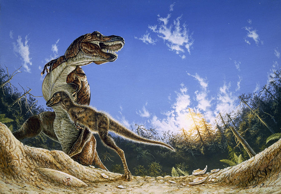 Тираннозавр: потомство