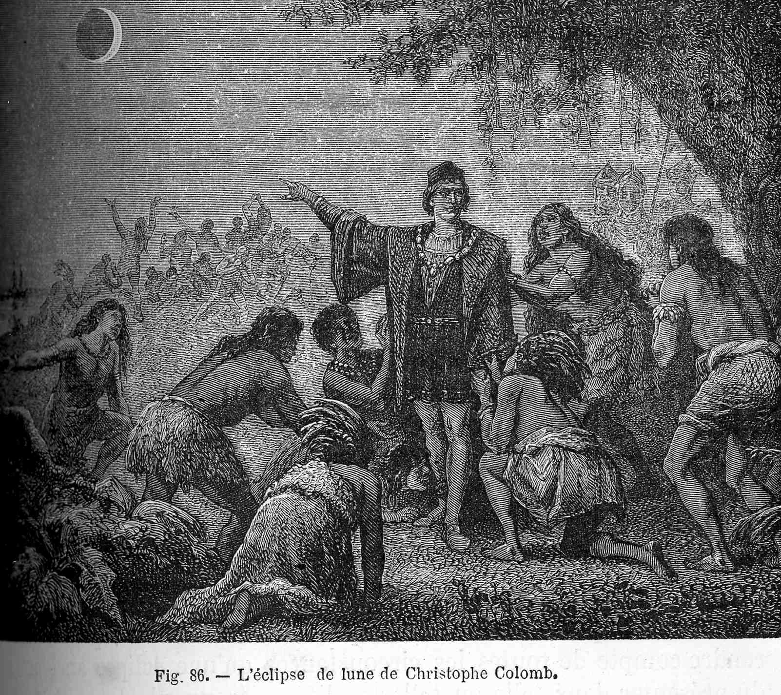 Лунное затмение: история Колумба