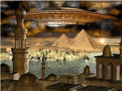 Космические пришельцы и строительство египетских пирамид - космическая станция