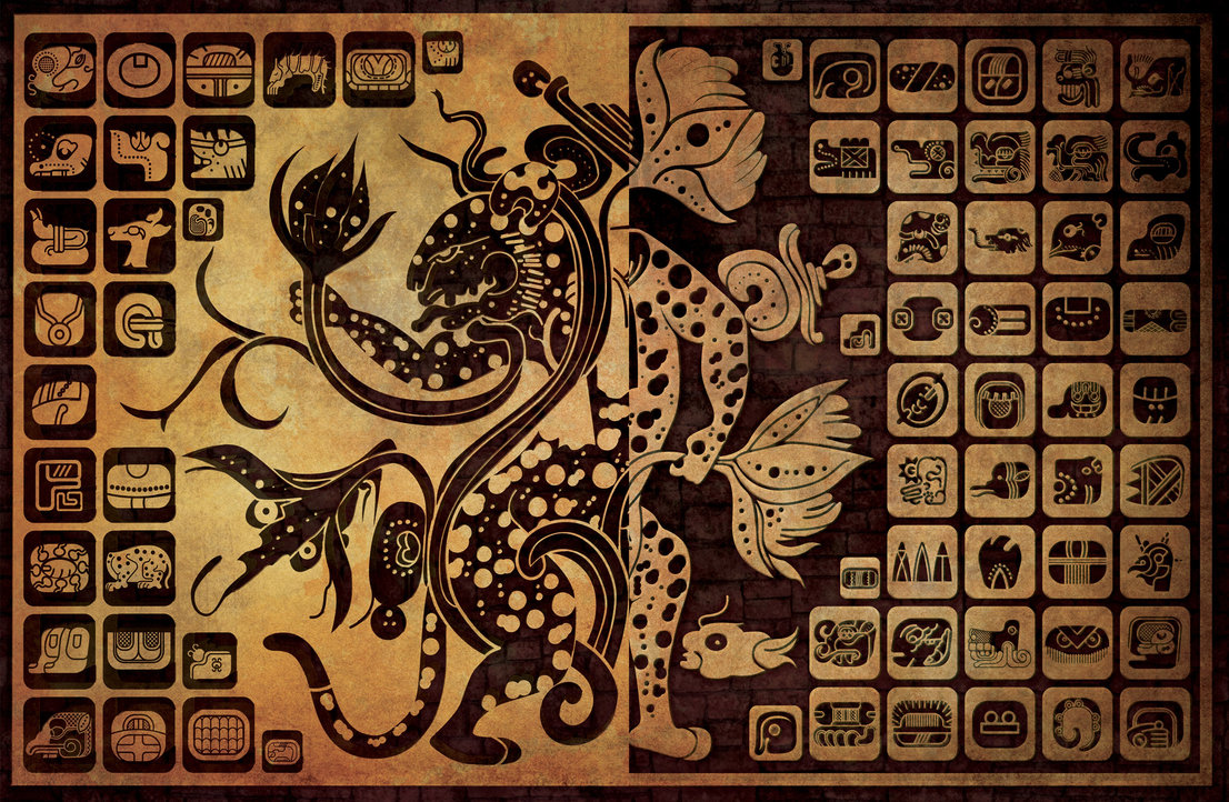 Алфавит майя - прочтение Кнорозова