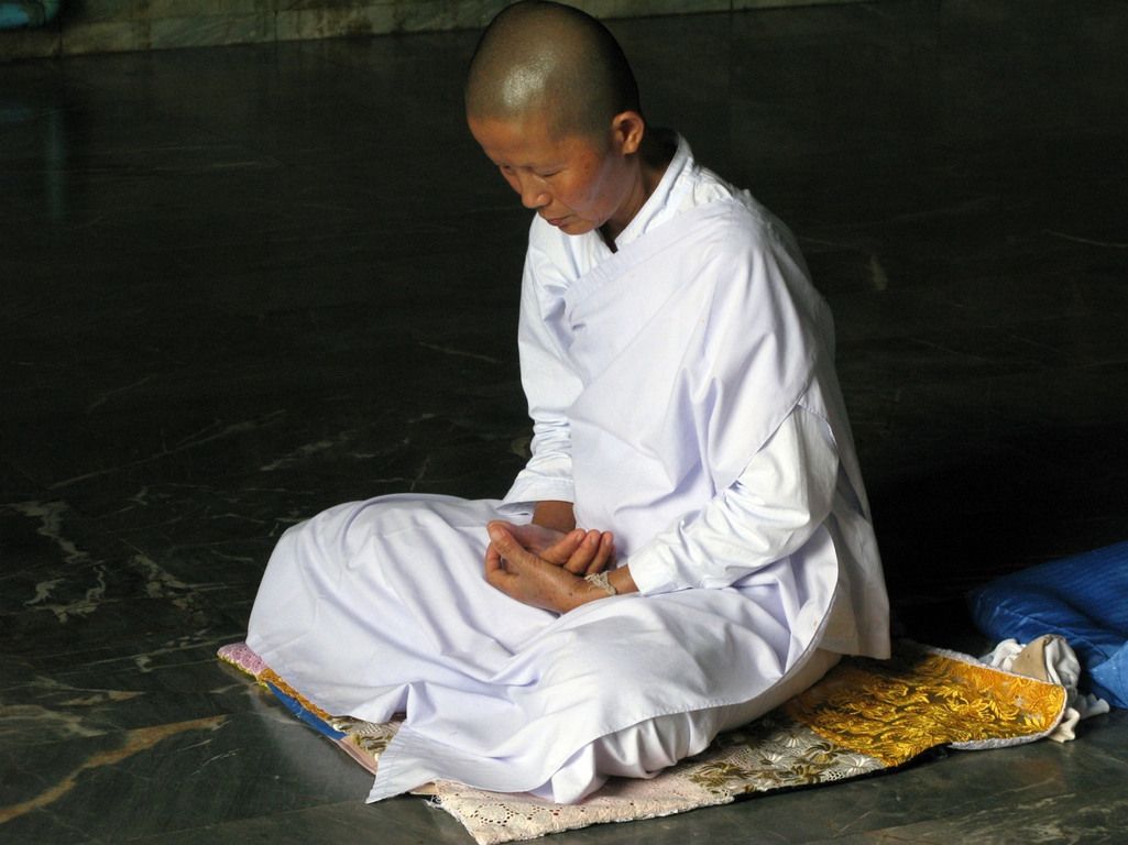 Тибетские монахи: медитация