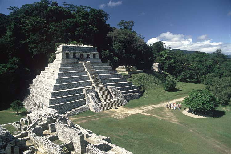 Пирамиды майя - Храм Посвящения в Паленке