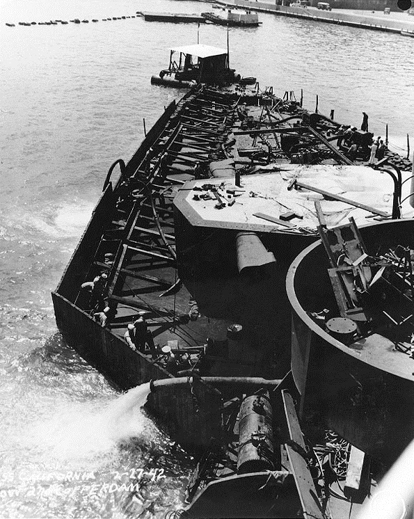 Подъём затонувших кораблей: линкор «Калифорния»