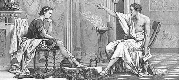 Александр Македонский и Аристотель