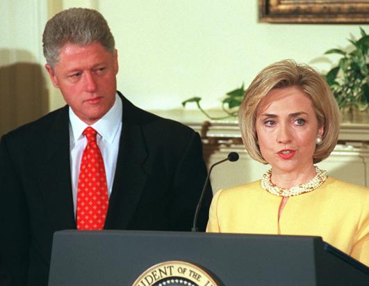 Клинтон и Моника и первая леди США