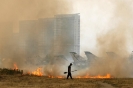 Пожары в Москве: Музей Авиации на Ходынском поле 2010 год