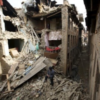 пострадавшие при землетрясении в Непале