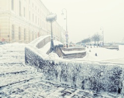 снегопад Санкт-Петербург