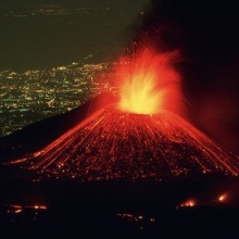 самый опасный вулкан в мире Этна