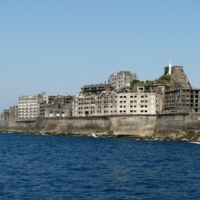 заброшенный город остров Хасима