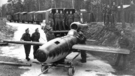 экспериментальные виды оружия нацистов Fieseler Fi 103R