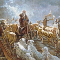люди и божества из Библии Ной