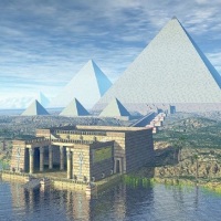 чудеса древности Великая пирамида в Гизе