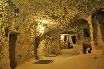 подземные города Каппадокии (Турция)